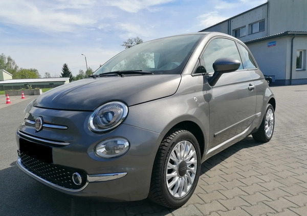 Fiat 500 cena 40900 przebieg: 36000, rok produkcji 2018 z Kuźnia Raciborska małe 191